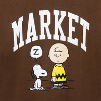 Peanuts Arc Tee - Brown