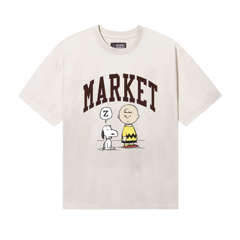 Peanut arc Tee - Ecru