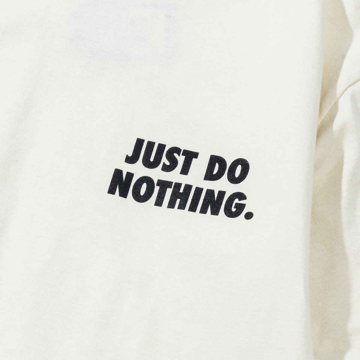 Just Do Nothing Tee - Ecru