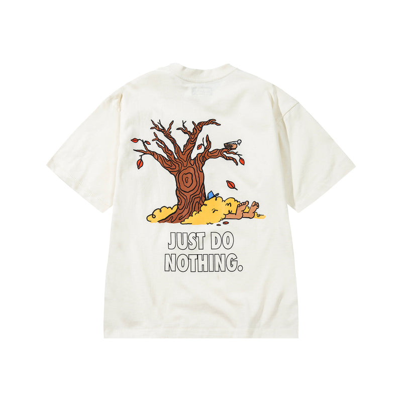 Just Do Nothing Tee - Ecru