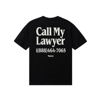 Call My Lawyer Tee - Black