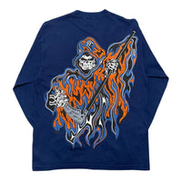 Chain Reaper Long Sleeve Tee - Navy