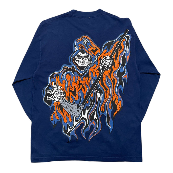 Chain Reaper Long Sleeve Tee - Navy