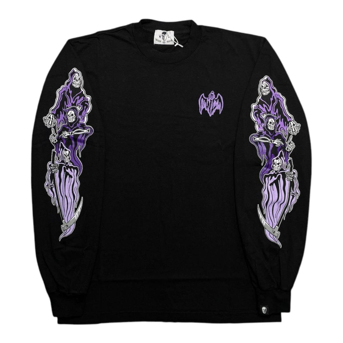 Three Reaper Longsleeve Tee - Purple