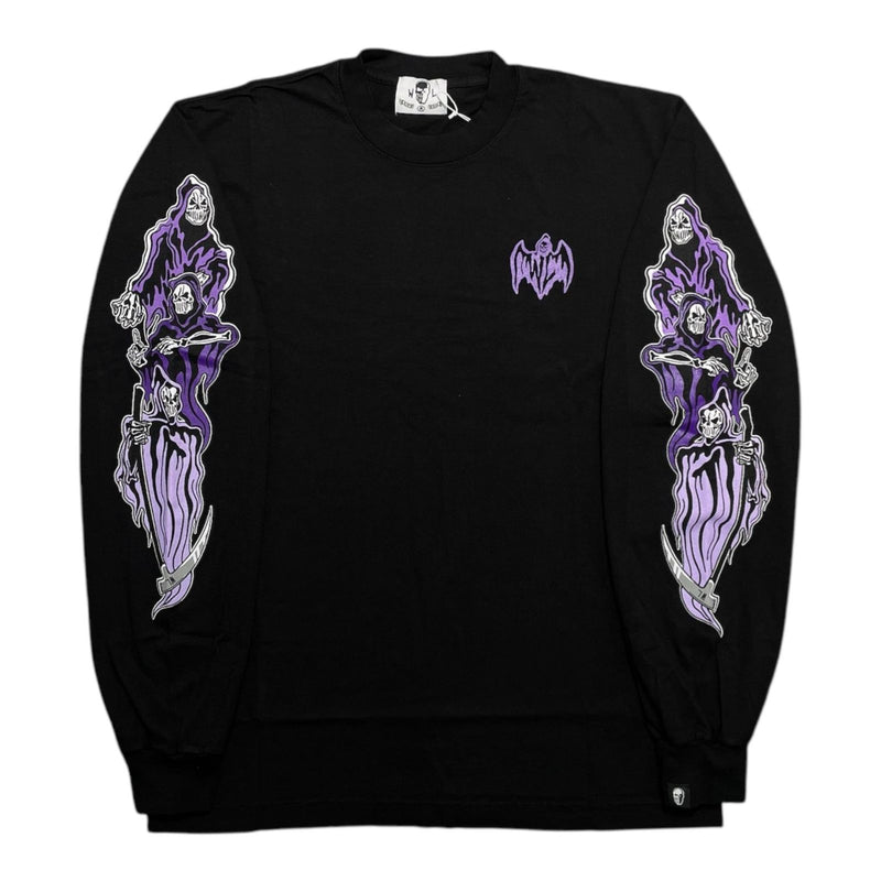 Three Reaper Longsleeve Tee - Purple