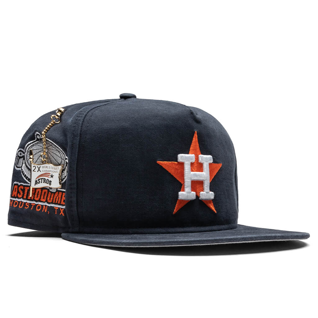 Houston Astros 59FIFTY A-Frame Championship Side Flag Charm - Navy