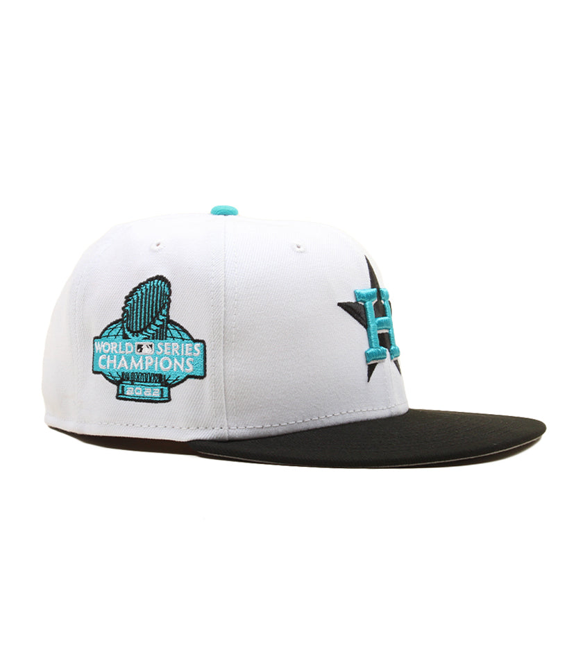 Proper x New Era Exclusive Houston Astros 2022 World Series 59Fifty - White Teal