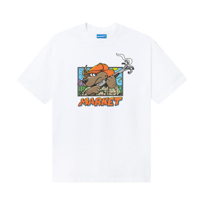 Dog Will Hunt Tee - White