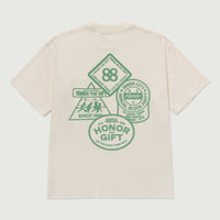 88 Block Tee - Bone