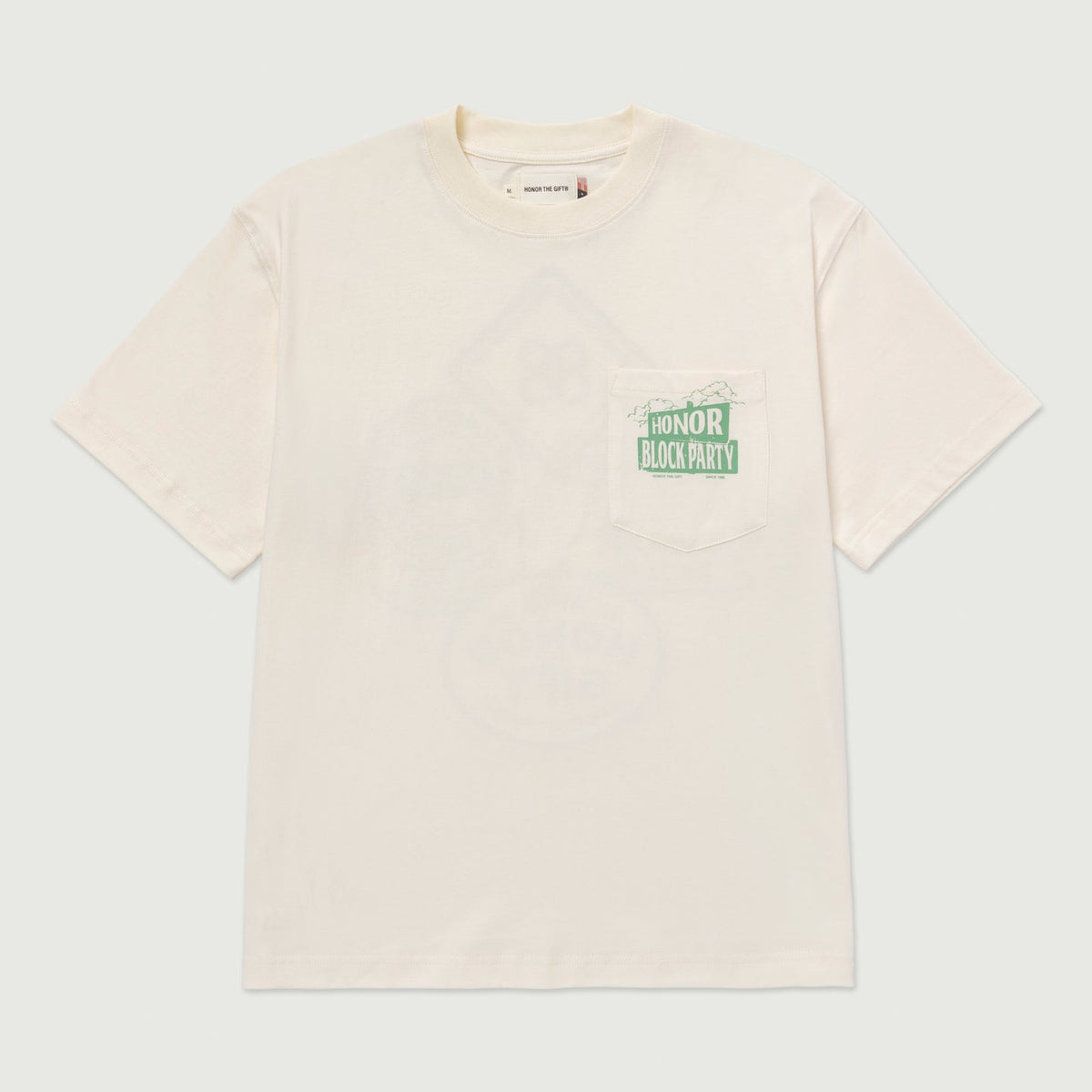 88 Block Tee - Bone