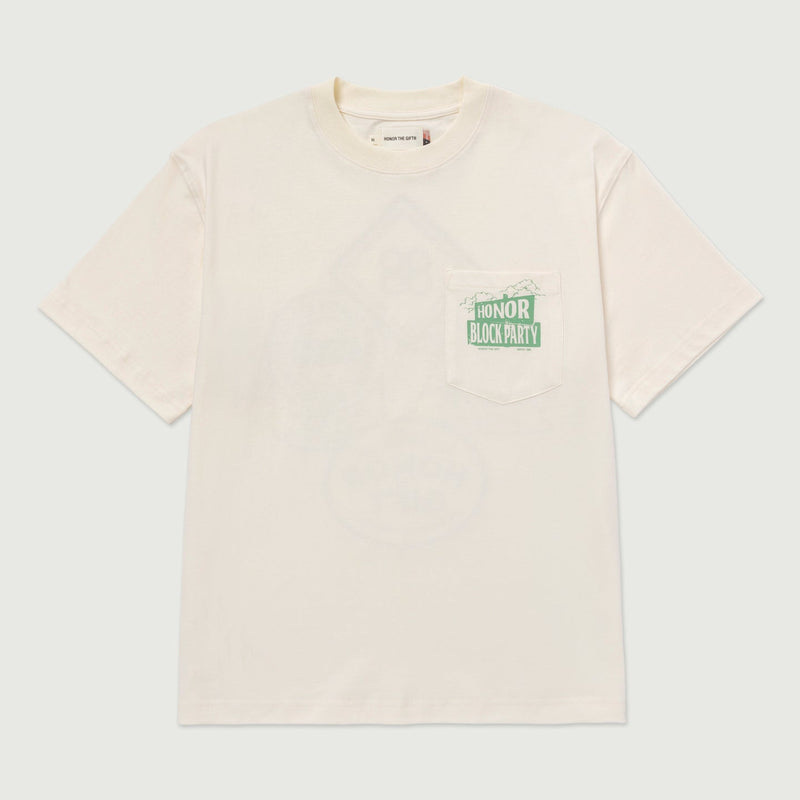 88 Block Tee - Bone