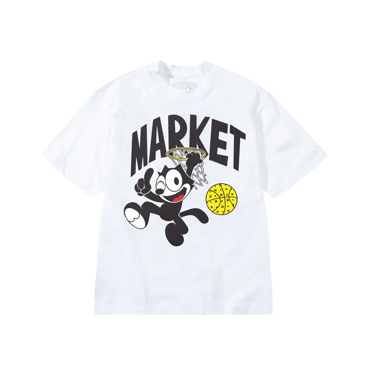 Felix the Cat Dunking Tee - White