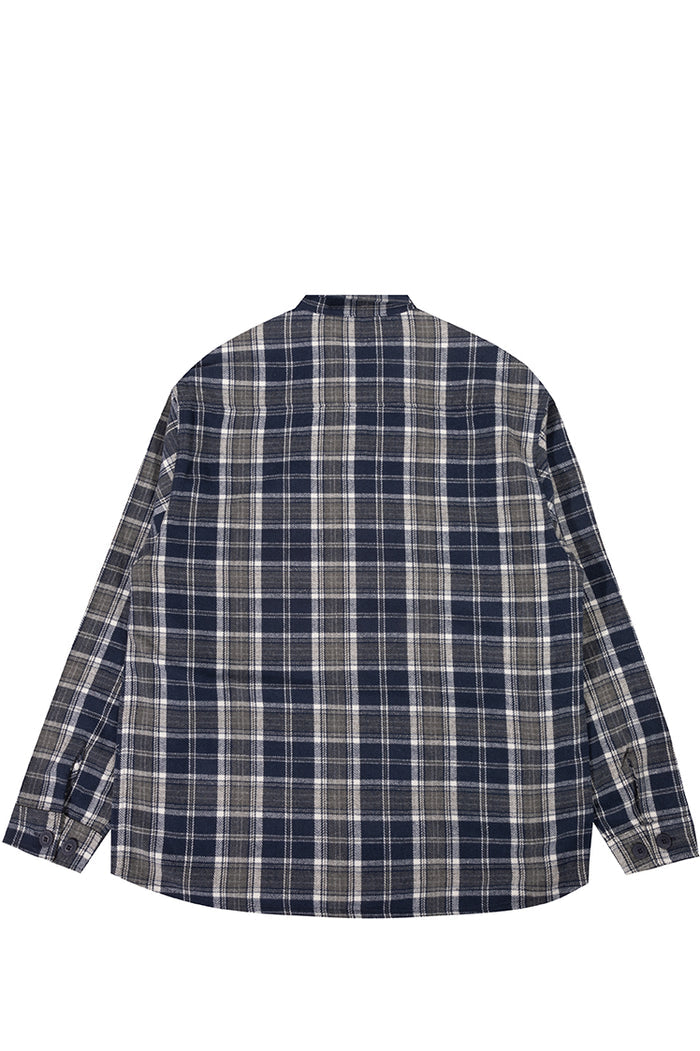 Alma LS Woven Flannel - Navy