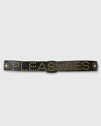 Pleasures Studded Belt - Black