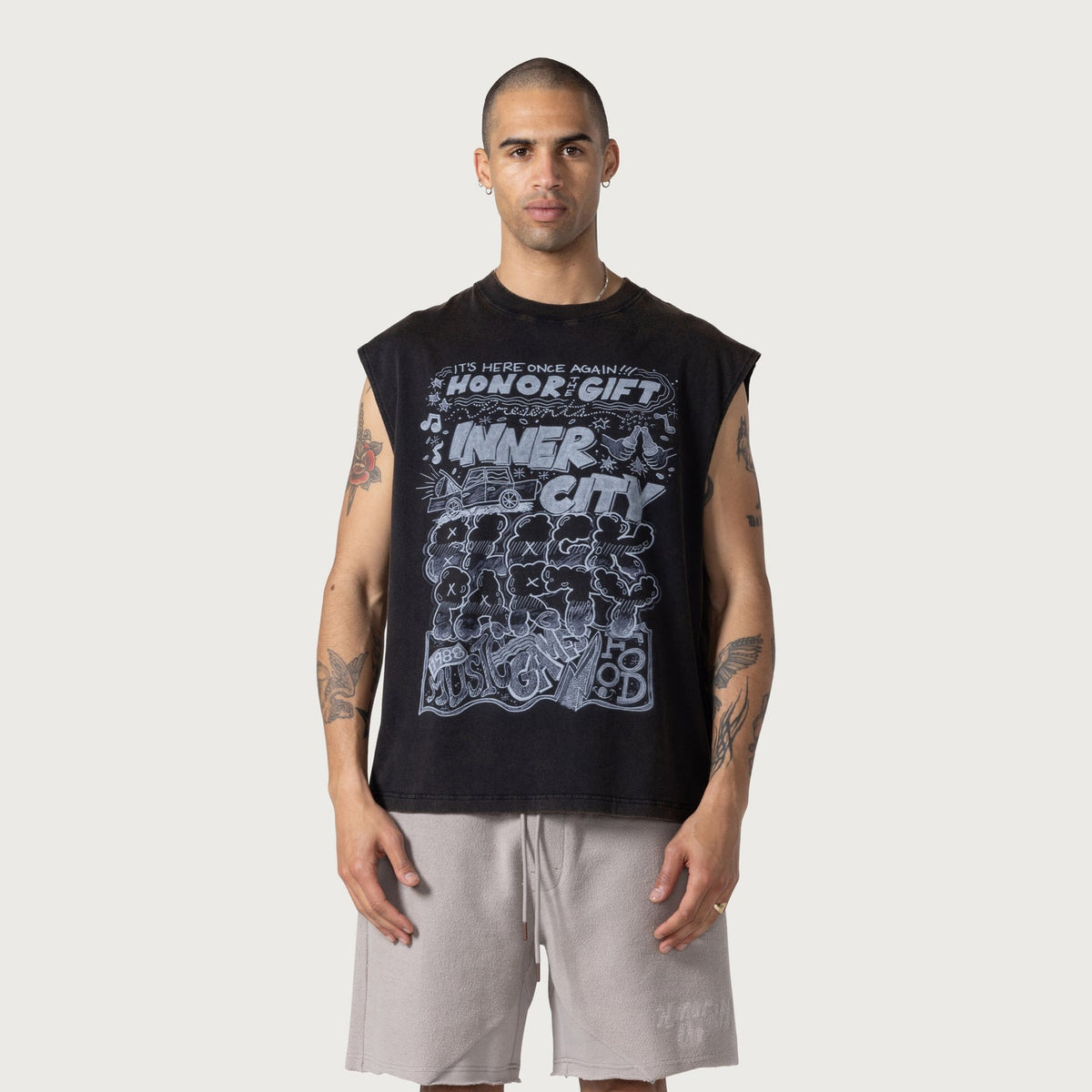 Block Party Cut-Off - Black