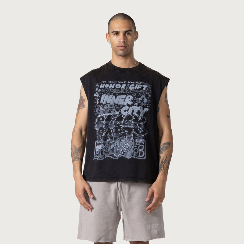 Block Party Cut-Off - Black