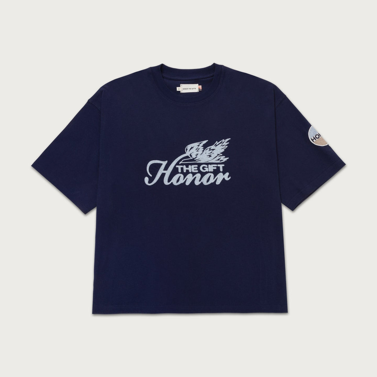 Auto Club Box Tee - Navy