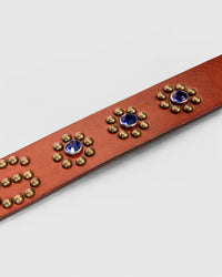Pleasures Studded Belt - Brown