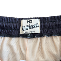 Never Script Mesh Shorts - Vintage Black
