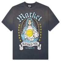 Bless The Ball Tee - Vintage Indigo