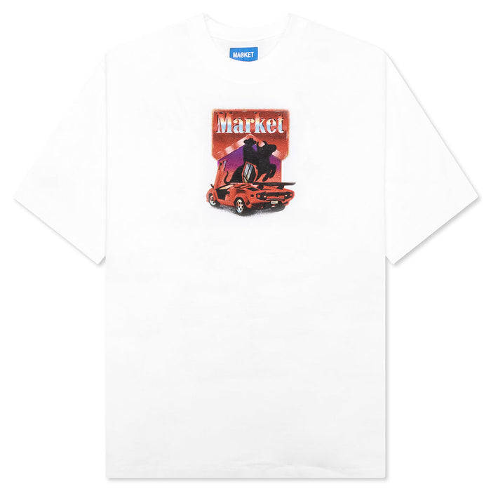 Bullrider Tee - White