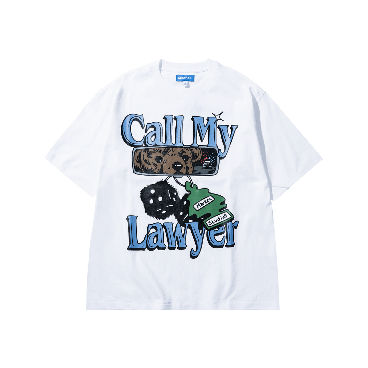 Call My Lawyer Chase Tee - White