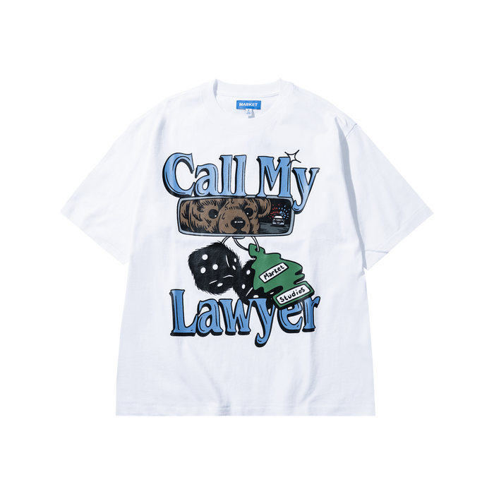 Call My Lawyer Chase Tee - White