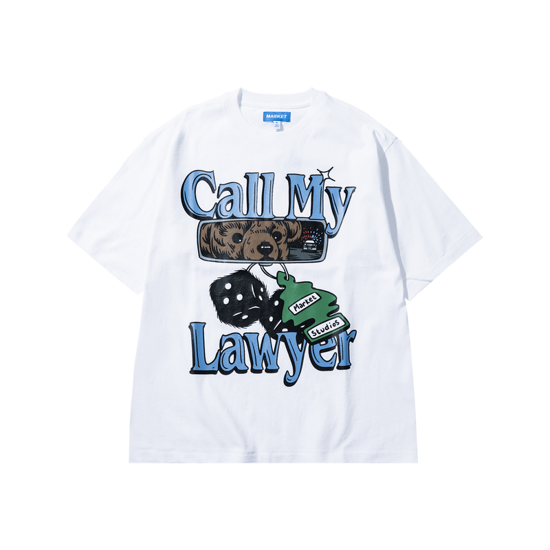 Call My Lawyer Chase Tee - White
