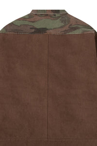 Camo Canvas Jacket - Brown