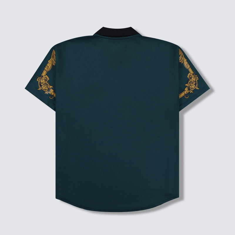 Carlo Soccer Jersey - Dark Green