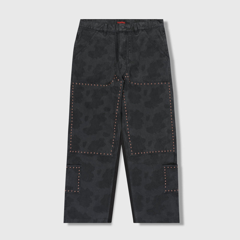 Cowhide Double Knee - Black