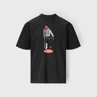 Daft Punk Da Funk Tee - Faded Black