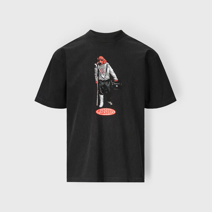 Daft Punk Da Funk Tee - Faded Black