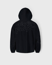 Daft Punk Digital Zip Poncho Hoodie - Black