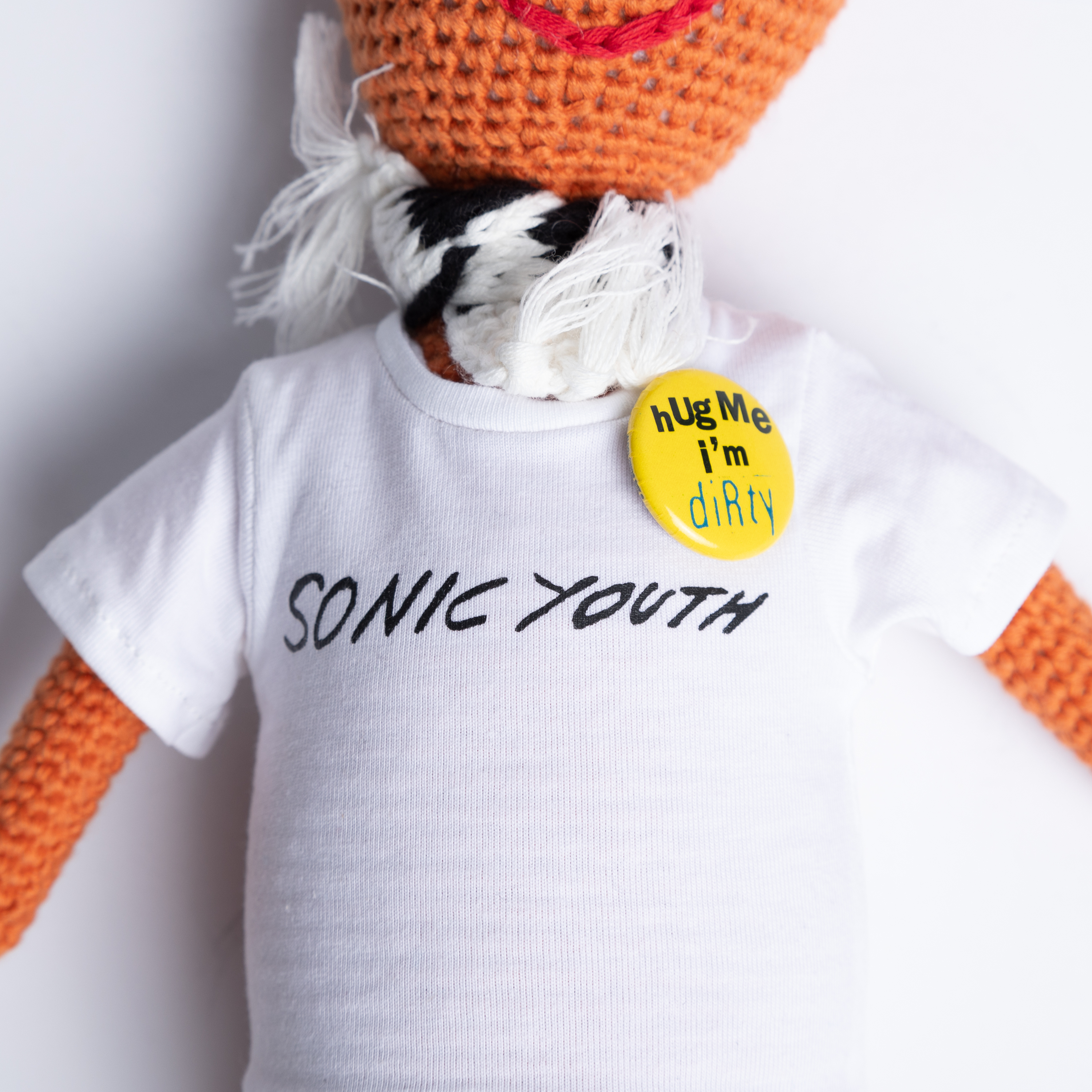 Sonic Youth Alien Crochet Animal - Orange