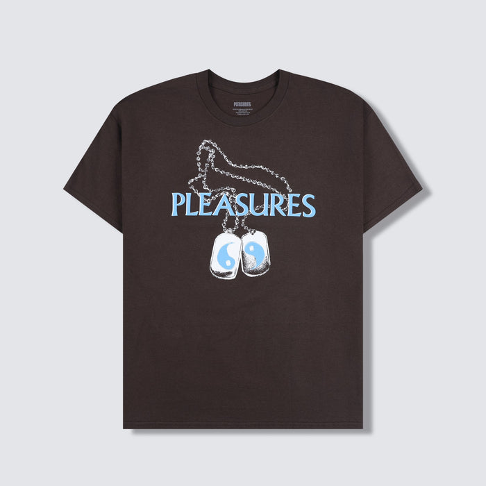 Dogs Tags Tee - Brown