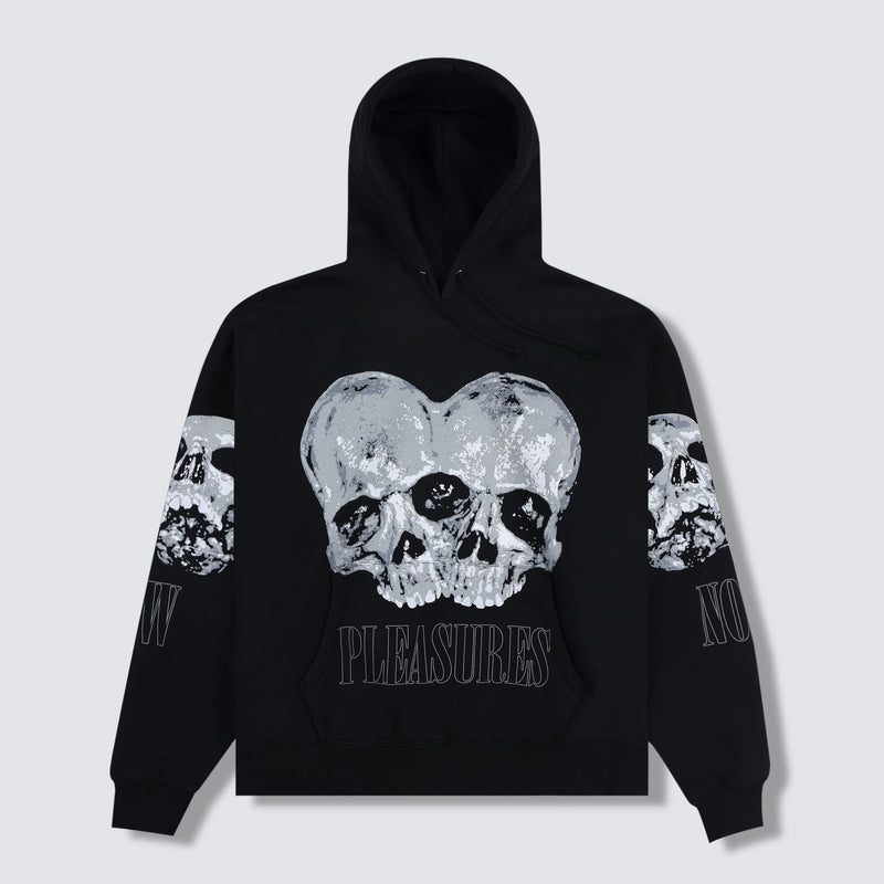 Double Skull Hoodie - Black