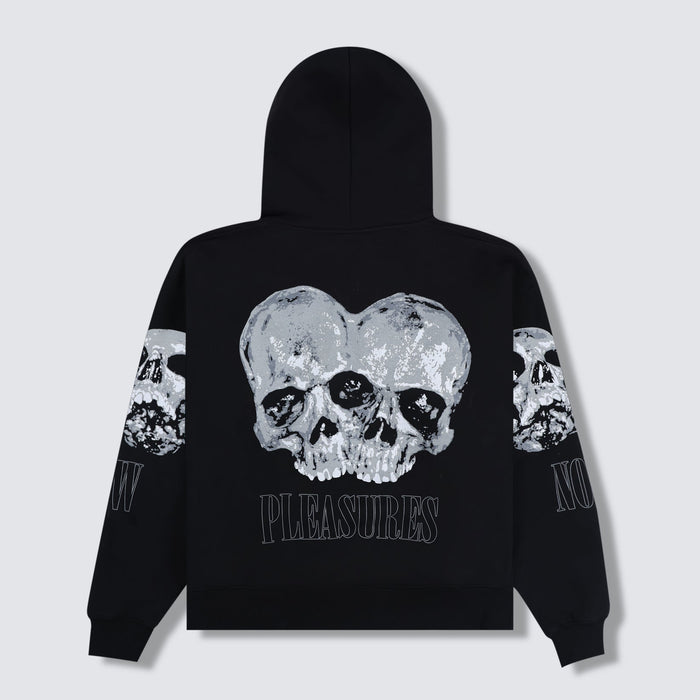 Double Skull Hoodie - Black