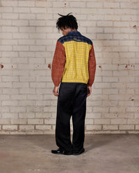 Script Woven Polo - Navy