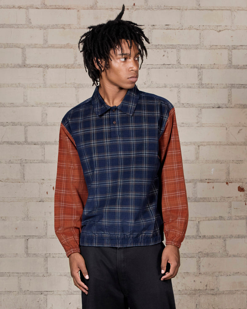 Script Woven Polo - Navy
