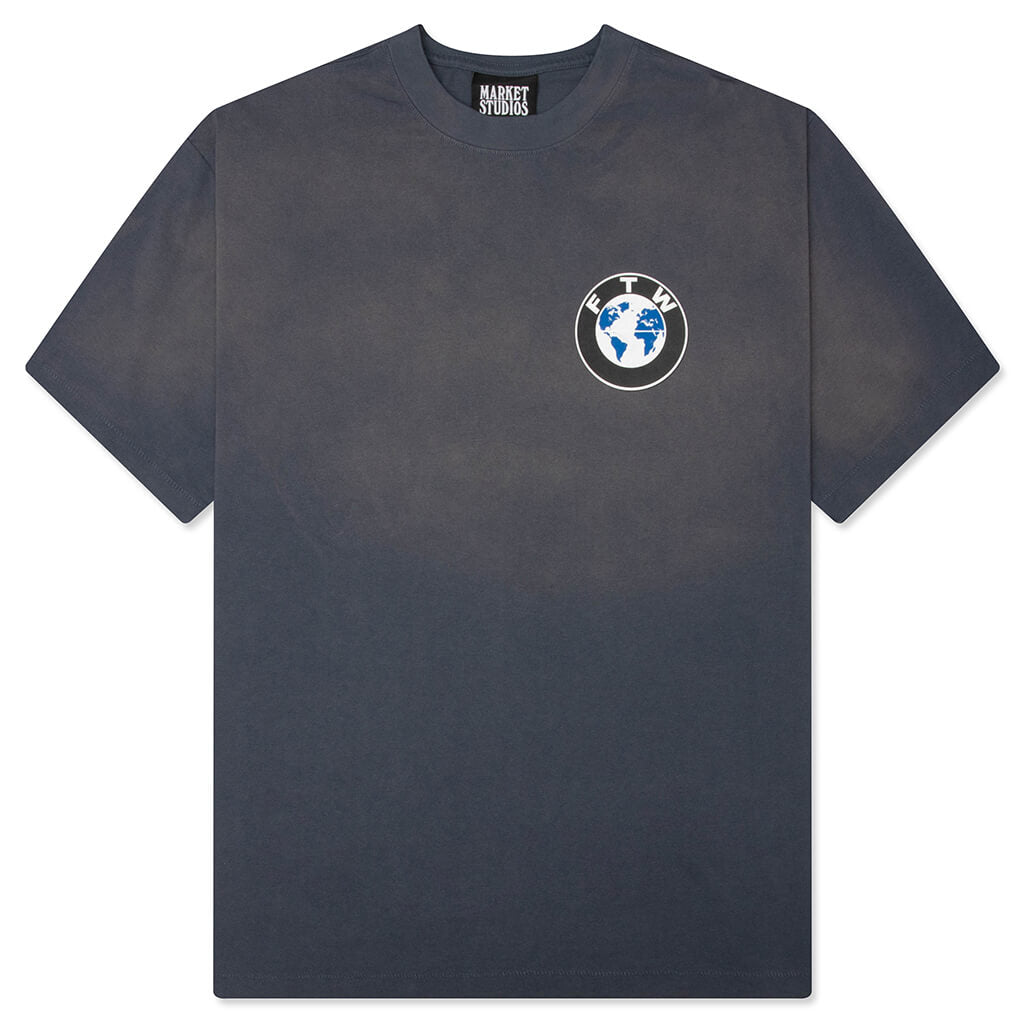 F The World Tee - Indigo
