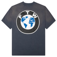 F The World Tee - Indigo