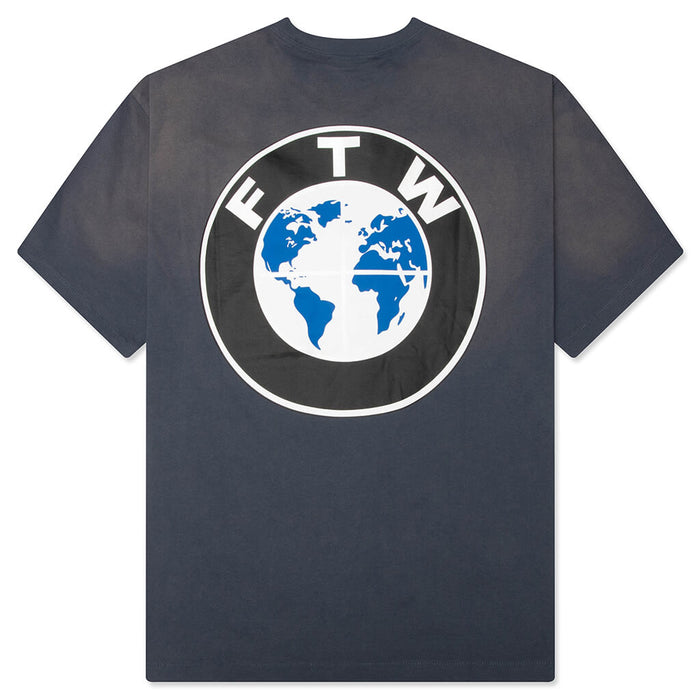 F The World Tee - Indigo