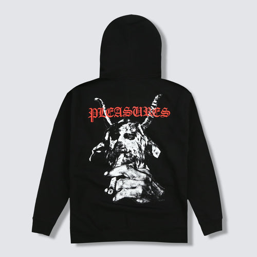 Goat Zip Hoodie - Black