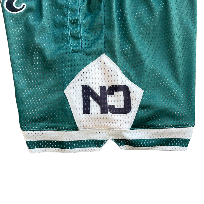 Never Script Mesh Shorts - Spartan Green