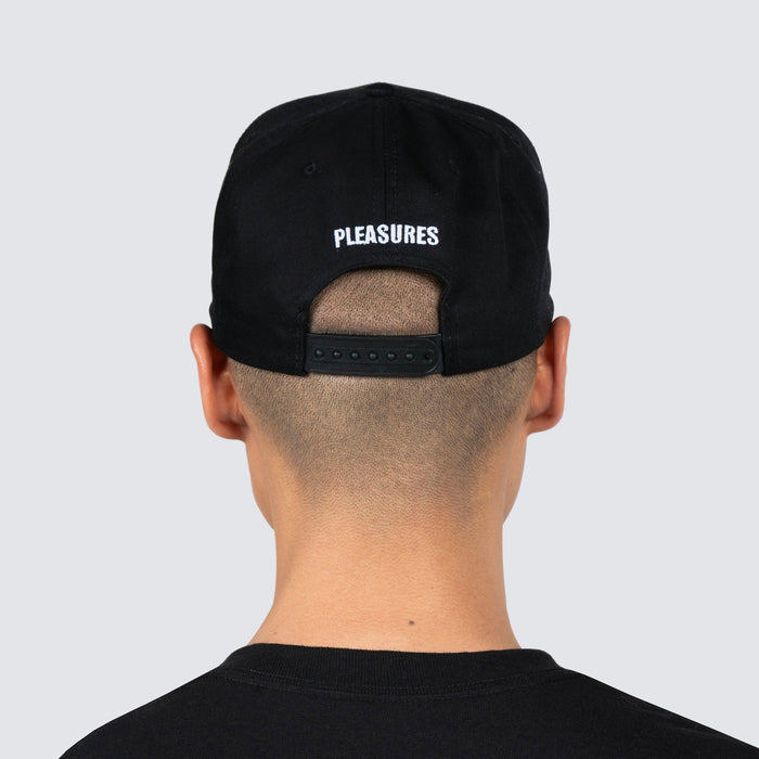 Baked Logo Snapback - Black