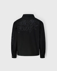 Daft Punk Helmets Nylon Work Jacket - Black