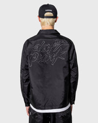 Daft Punk Helmets Nylon Work Jacket - Black