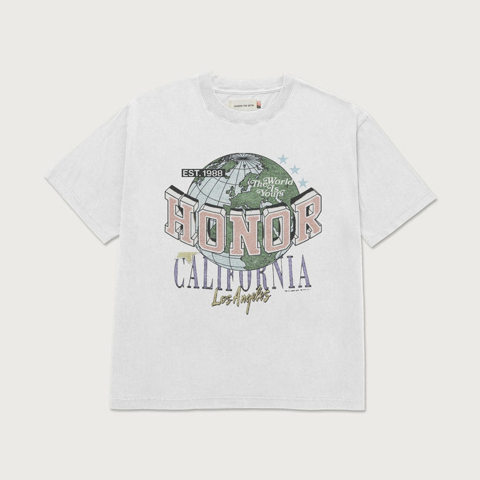 Honor California Tee - White