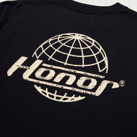 Honor Globe Logo Tee - Black